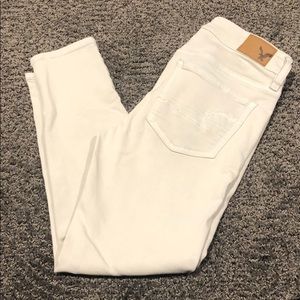 Light Gray Skinny Cropped Pants